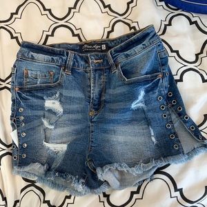 Blue Age denim shorts